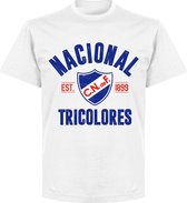Nacional Established T-shirt - Wit - 5XL
