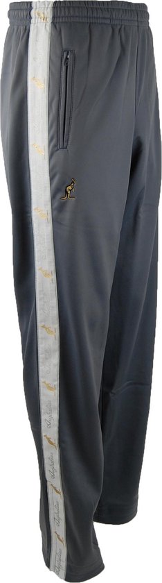 Pantalon australien avec bordure blanche anthracite et 2 fermetures éclair taille 2XS / 42