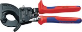 Knipex 95 31 250 Ratel-kabelsnijder Geschikt voor (striptechniek) Alu- en koperkabel, een- en meerdraads 32 mm 240 mm²