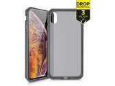 Apple iPhone XS Max Hoesje - Itskins - Level 3 SupremeFrost Serie - Hard Kunststof Backcover - Zwart - Hoesje Geschikt Voor Apple iPhone XS Max