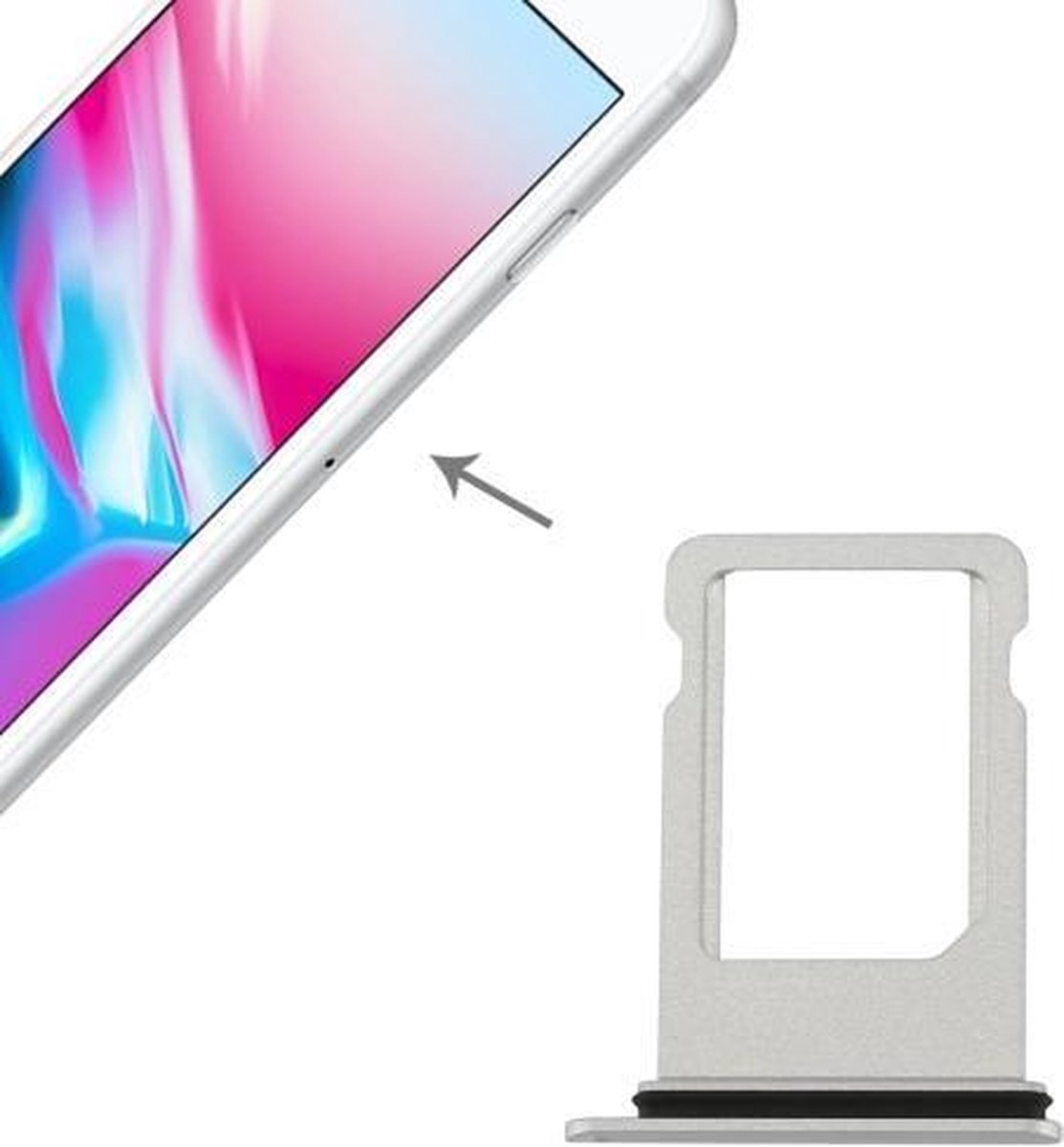 iPhone 8 Simkaarthouder| Sim Tray| Zilver / Silver | Reparatie Onderdeel