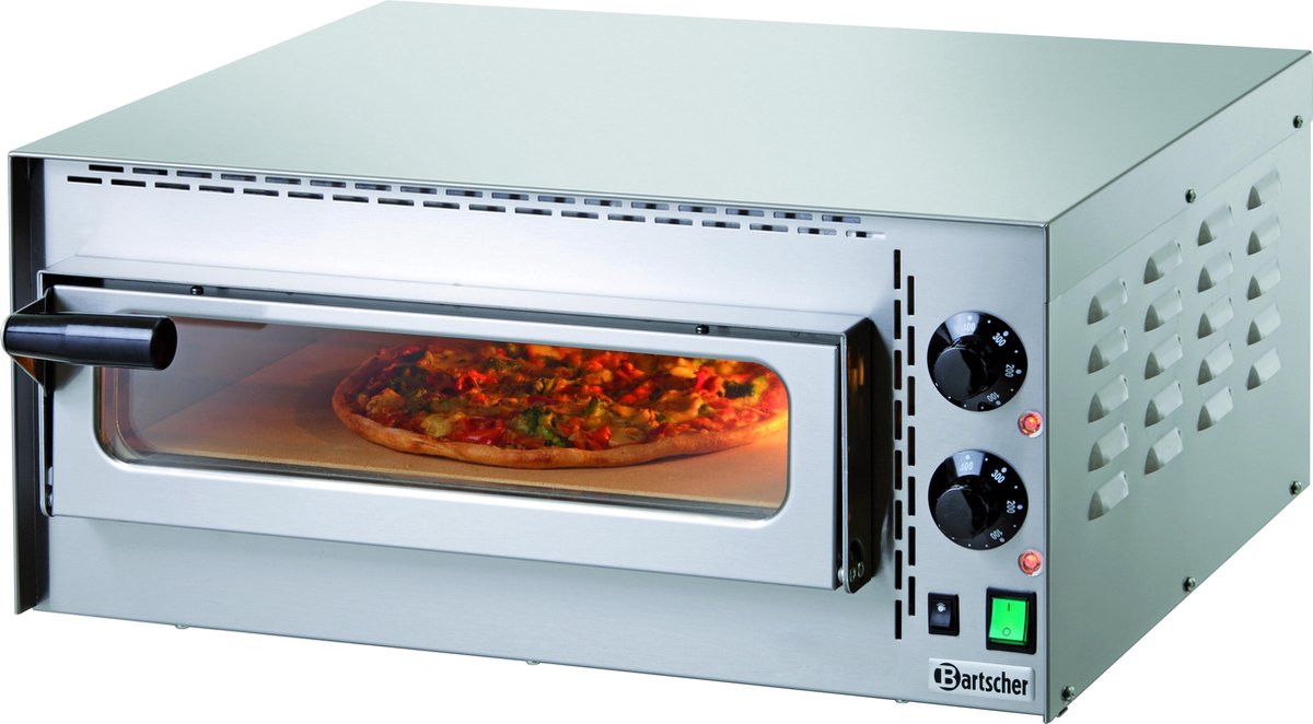 Bartscher Pizza Oven Enkel Elektrisch 1 Pizza 35cm Mini Plus 570x470x(H)250mm