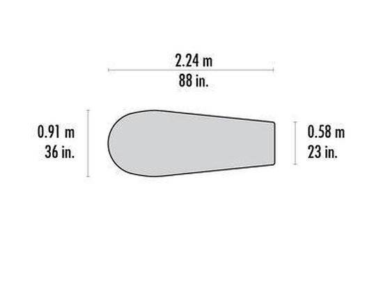 MSR - Pro Bivy - oranje - tent - 1 persoons van MSR — afbeelding 3