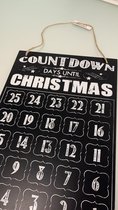 Aftellen naar kerst decoratie