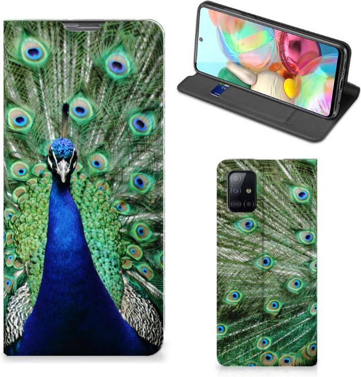 Samsung Galaxy A71 Hoesje maken Pauw