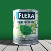 Flexa Strak In De Lak Zijdeglans - Kikkergroen - 0,75 liter