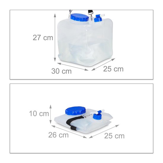 Lot de 8 bidons de 20 litres devis sous 7h