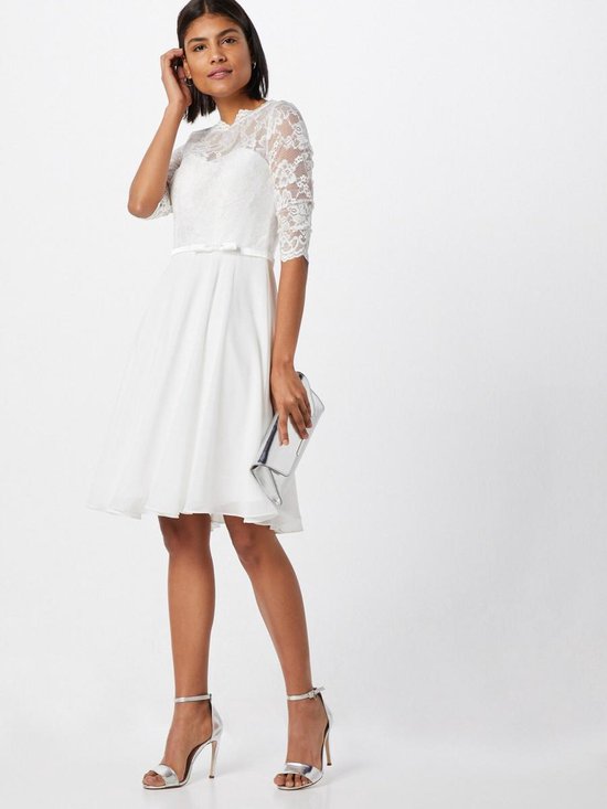 Mascara cocktailjurk Ivoor36