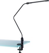 LED Klemlamp - Trion Vary - 3W - Warm Wit 3000K - Glans Zwart - Aluminium - BSE
