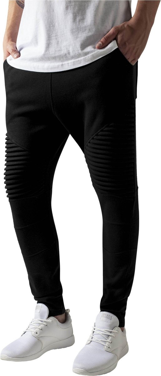Urban Classics Pleat Heren joggingbroek M Zwart