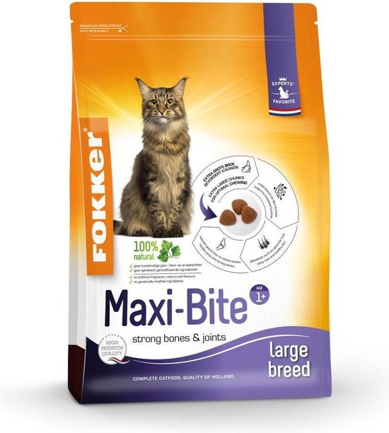 3x Fokker Maxi-Bite Large Breed 2,5 kg