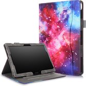 Lenovo Tab M10 hoes - Wallet Book Case - Galaxy