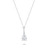 Twice As Nice Halsketting in zilver  40 cm