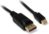 StarTech.com 1 m Mini DisplayPort-naar-DisplayPort 1.2 adapterkabel M/M DisplayPort 4k