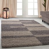 - Vloerkleed - Taupe - 160 x 230