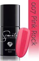 007 UV Hybrid Semilac Pink Rock 7 ml.