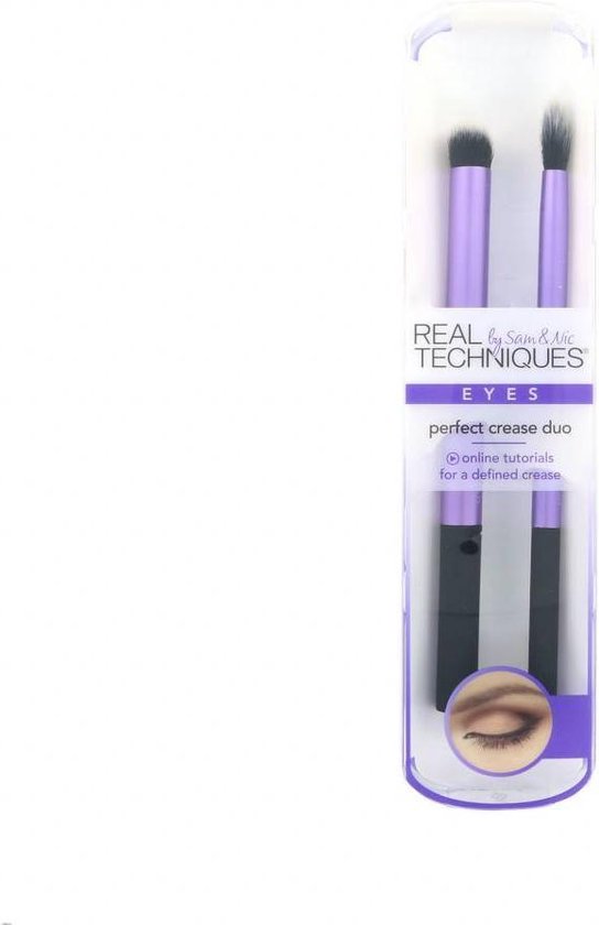 Real Techniques Perfect Crease Duo - Make-up kwastenset - Real Techniques