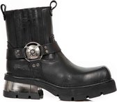 New Rock Enkellaars -45 Shoes- M-1605-S1 Zwart