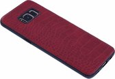 Rood Krokodil Hard Case Back Cover Hoesje Samsung Galaxy S8 Plus