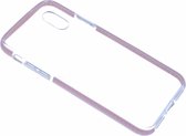 Puloka Roze Transparant Anti Shock Back hoesje iPhone X / Xs