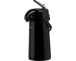 Thermos Thermoskan Met Pomp Zwart 1.9 liter