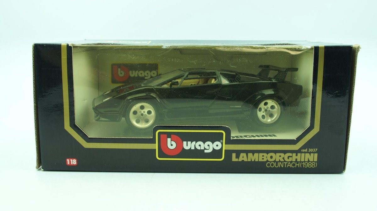 Lamborghini Countach - 1988 - 1 18 - 1:18 - Modelauto - Bburago