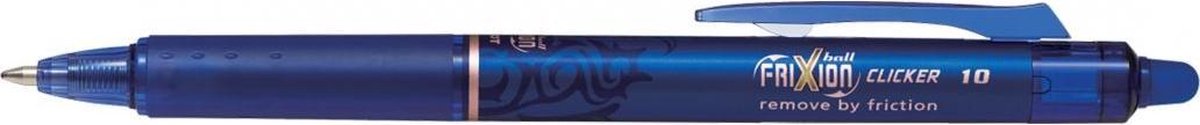 Pilot Blauwe FriXion Ball 1.0mm Clicker Pen – Breed