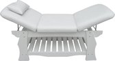 Massagebank 3-zone stationair verstelbare cosmetische bank ml-500 massief hout, verstelbaar in 3 ...