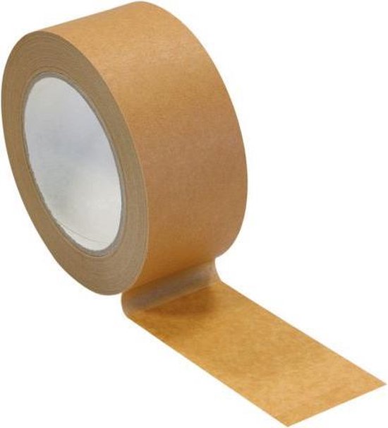 Bakken mouw Vertrouwen op Pressel Verpakkingstape Papier, 50 mm x 50 m, Bruin (pak 6 x 50 meter) |  bol.com