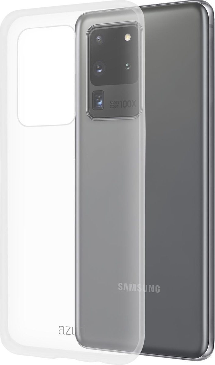 Azuri hoesje voor Samsung Galaxy S20 Ultra - Transparant