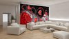 Heart Rose Abstract Photo Wallcovering