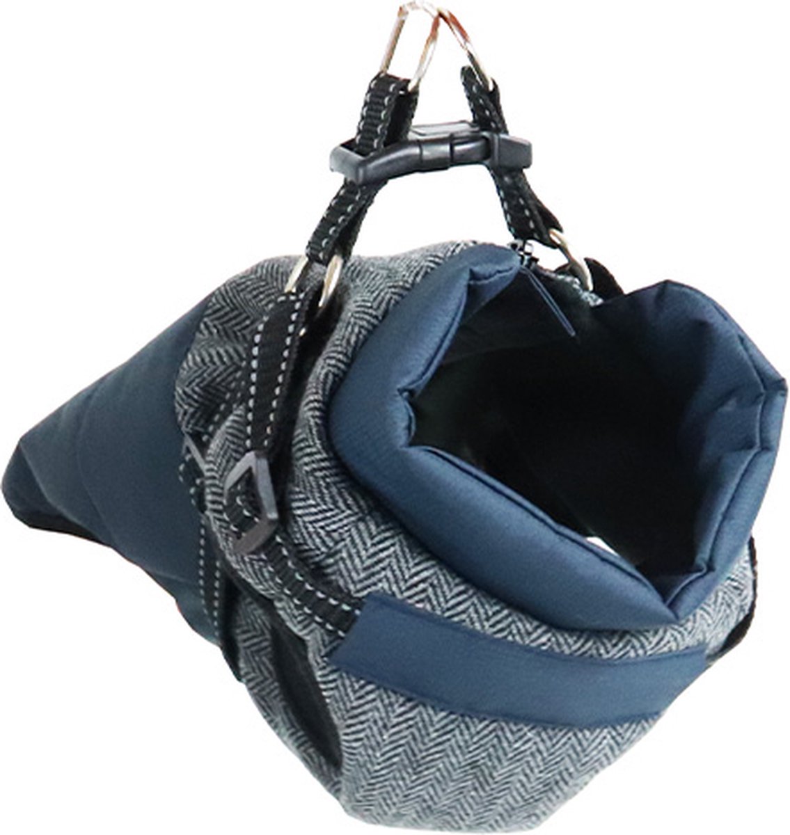 Bol.com Boony Hondenjas en Tuig Alpine - Navy - Ruglengte 45 cm - XL aanbieding