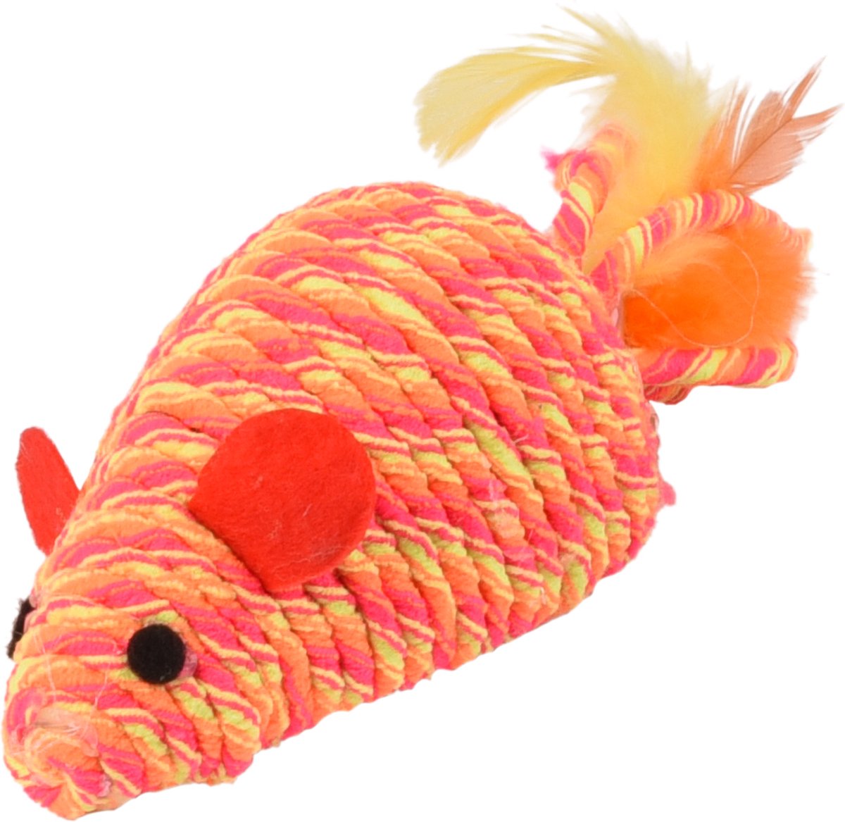 Flamingo Bibi - Speelgoed Katten - Ps Muis Bibi Oranje 21cm - 1st - 128652 - 1st
