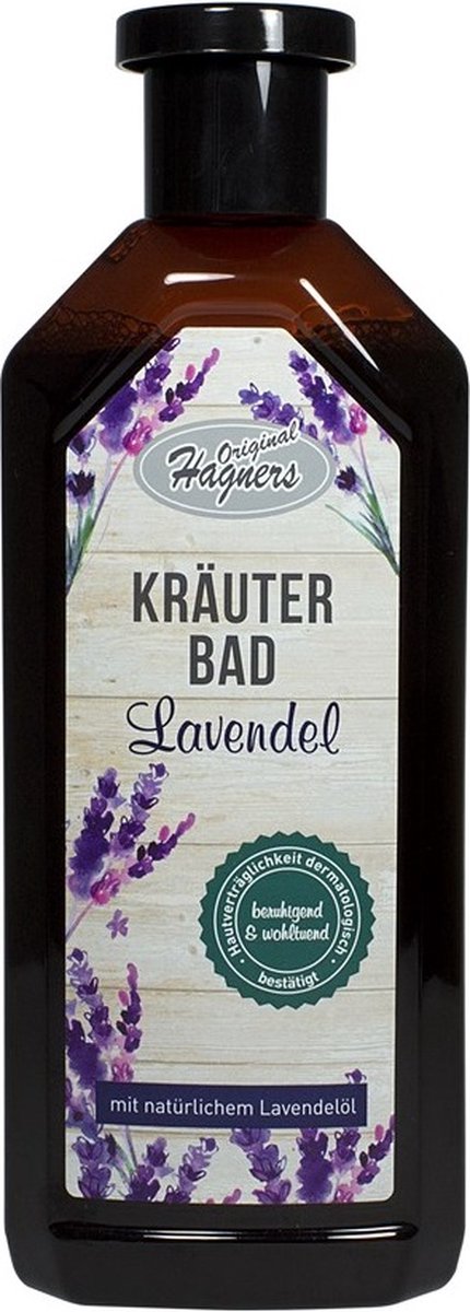 Original Hagners Special Care Kruidenbadschuim Lavendel 500 ml - Kräuterbad - Herbal Bath Lavender - Badschuim met natuurlijke lavendelolie - Kruidenbad