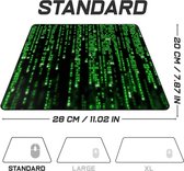 Gaming Muismat I Mouse Pad 280 x 200 mm I Randvrije randen I Speciaal oppervlak verbetert de snelheid en precisie I Antislip I groene