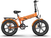EP-2 Pro opvouwbare Fatbike E-bike 250 Watt motorvermogen topsnelheid 25 km/u Fat tire 20’’ banden