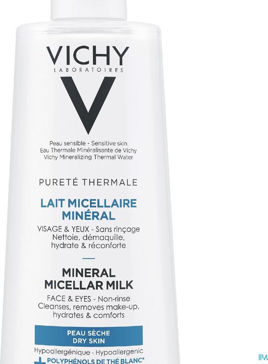 Lait Démaquillant Visage et Yeux Sans Rinçage Vichy