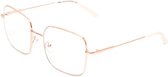 GLAS Wilma Leesbril sterkte +3.00 rosegoud - Metaal - Vierkant