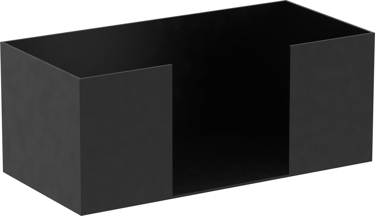 psmlighting Cascade Tissuehouder | L250xB120xH100mm | Aluminium | Zwart