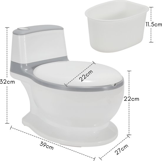 Mini toilette bébé pot toilette pour enfants formateur enfants PP matériel