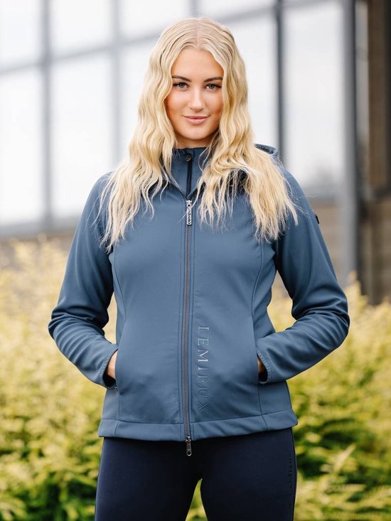 Veste Softshell LeMieux Charlotte Atlantic - 40 | Cavalier de vêtements d'hiver