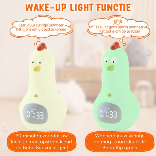 Slaaptrainer Kinderen - Kinderwekker - Slaapwekker - Nachtlampje - Kinderwekker Digitaal - Kinderwekker Meisje - Kinderwekker Jongen - Kip van Merkloos — afbeelding 2