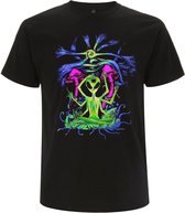 Glow In The Dark T-shirt - Zwart - S
