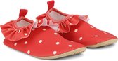 Konges Slojd Swim Frill Shoes - Zwemschoenen/Turnpantoffel Antislip - Kelly Red Dot - Maat 22/23