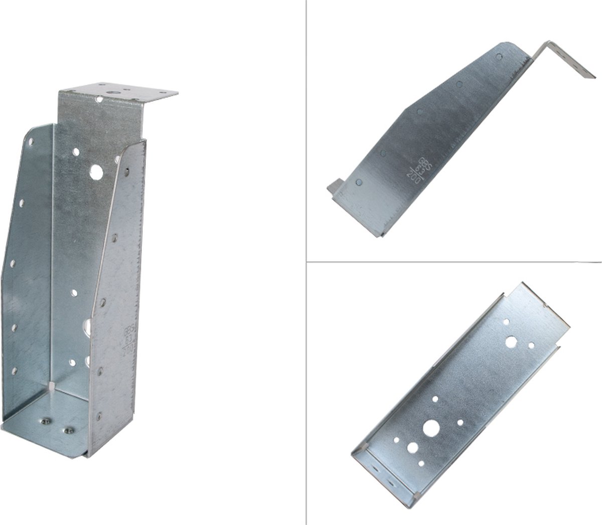 Balkdrager Zwaar met lip Verzinkt voor 6.3 x 20 cm Balken | Per Stuk