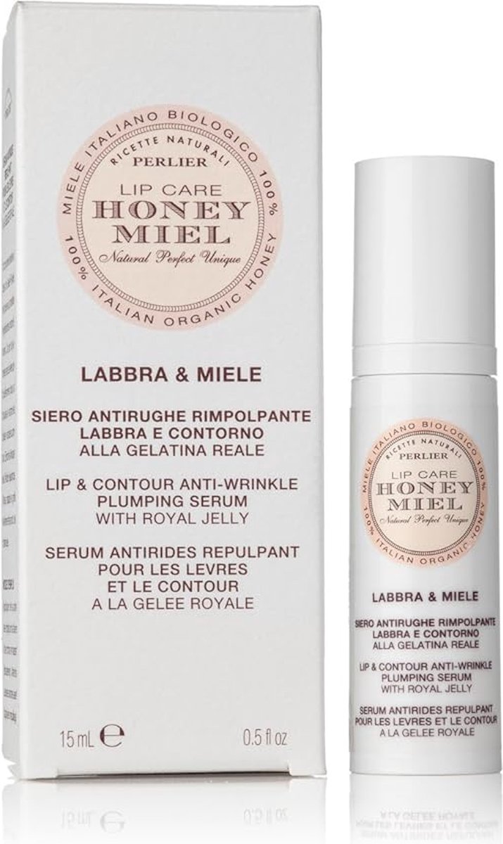 Perlier Lipcare Honey Miel - Lip Contour anti-rimpel & plumping serum - 15 ml