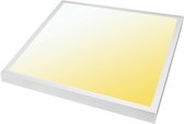 LED Paneel 60x60 - Velvalux Lumis - Aanpasbare Kleur CCT - 36W - Opbouw - Vierkant - Wit - Flikkervrij