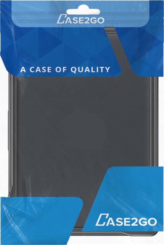 Case2go - Coque pour Macbook Pro 16 pouces (2021 & 2023) - Protection 360 - Hardcase - Zwart