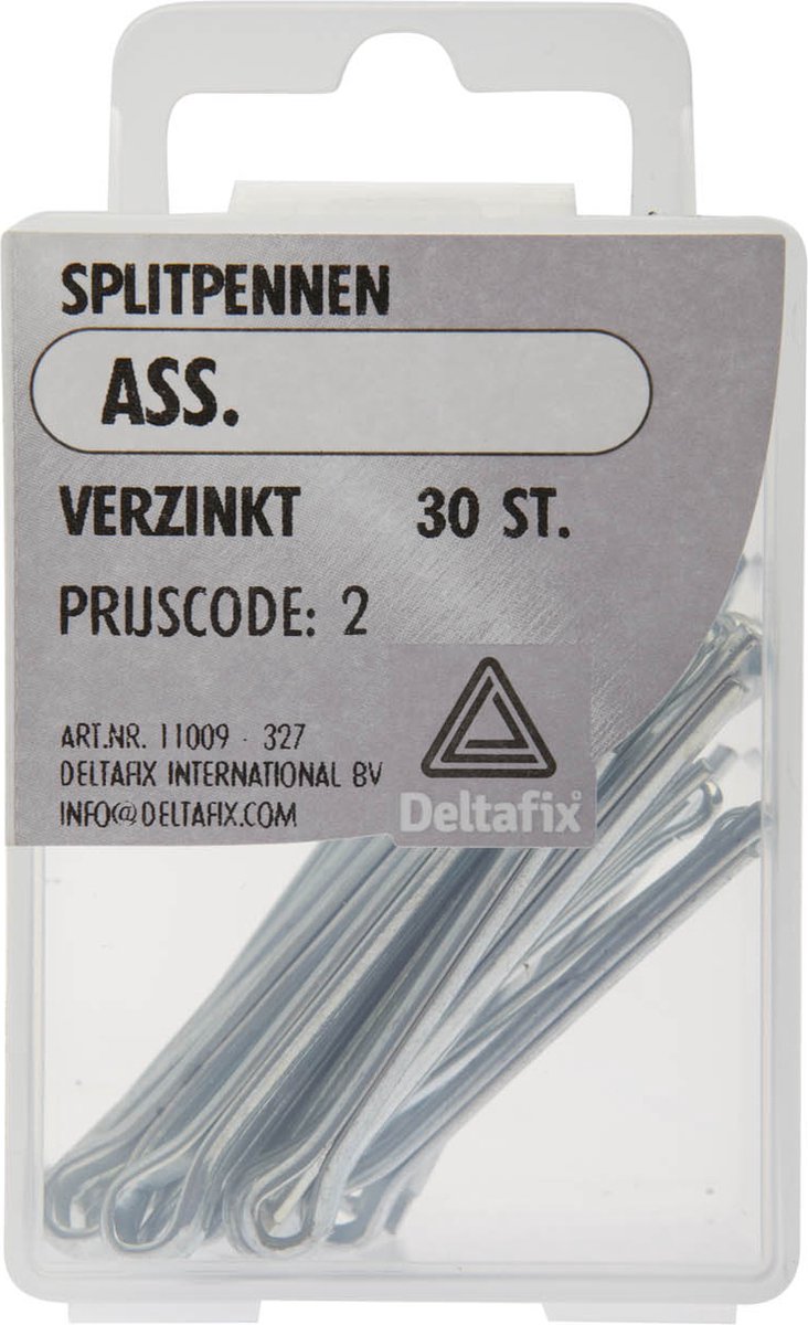 Deltafix splitpen verzinkt ass. din 94 30 st.