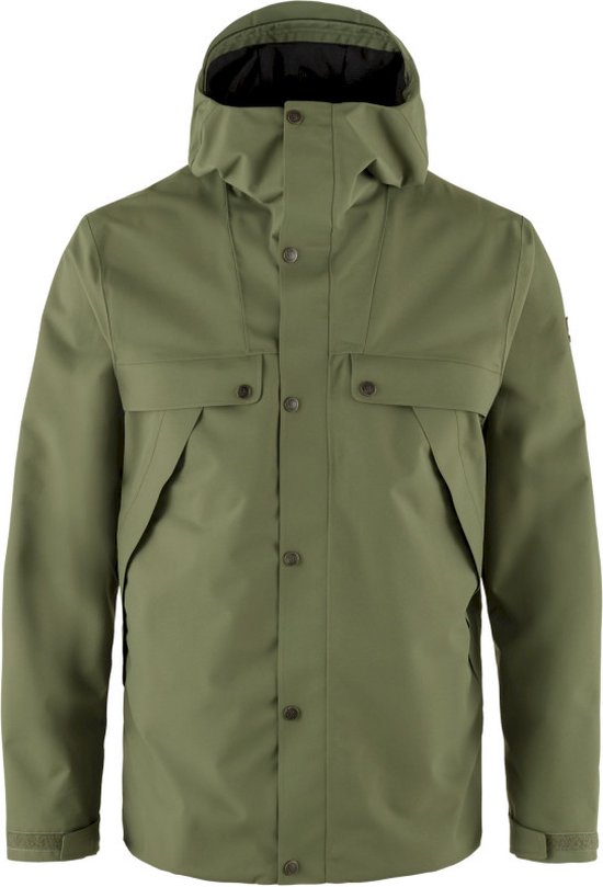 Fjällräven Övik Hydratic Jacket - Regenjas - Heren Green